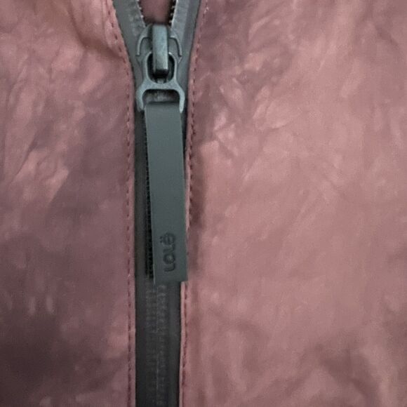 Lole NWT Faith L Edition Sz XS Jacket El Capitane Maroon Full Zip LUW0638 Vegan - Picture 7 of 9